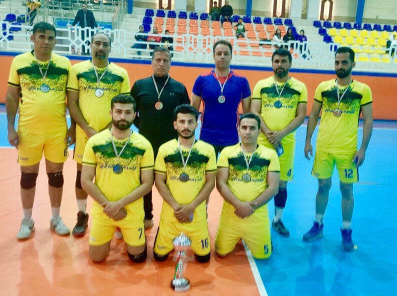 نائب قهرمانی تیم والیبال نیشکر فارابی در جشنواره فرهنگی ورزشی کارکنان توسعه نیشکر