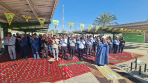 برپایی نماز وحدت و جشن میلاد مولی‌الموحدین حضرت علی‌(ع) در محوطه مهمانسرای فارابی