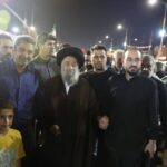 حضور آیت‌الله موسوی جزایری در موکب سیدالشهدا شرکت توسعه نیشکر