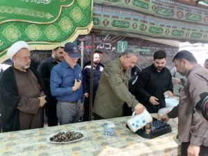 بزرگترین موکب نیشکر در مسیر اهواز-آبادان برپا شد بزرگترین موکب نیشکر در مسیر اهواز-آبادان برپا شد