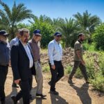 بازدید مدیران عامل فارابی و سلمان فارسی از سیل‌بندهای روستاهای پیرامونی